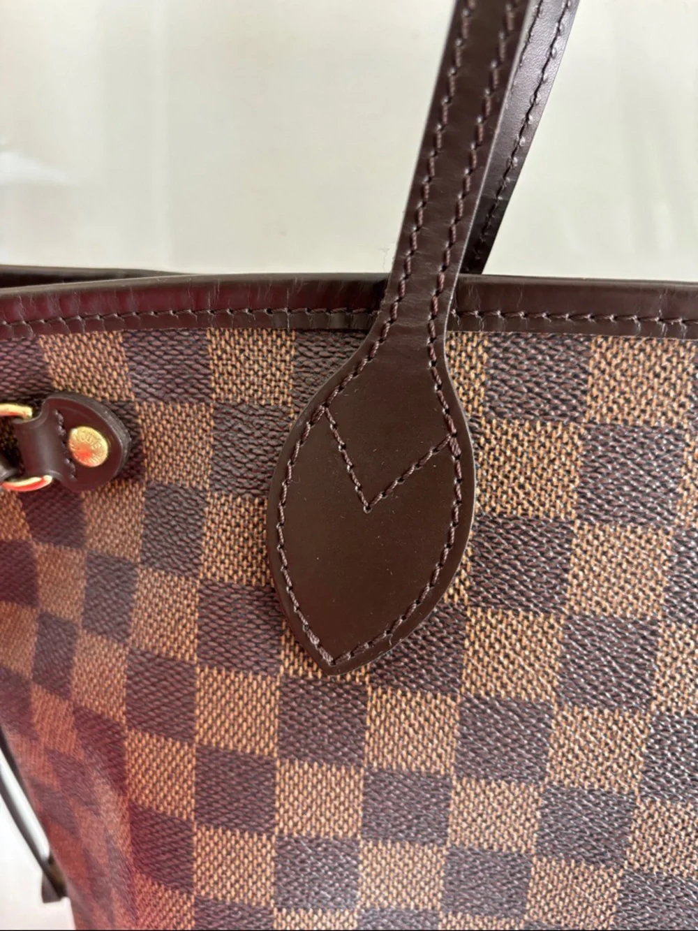 Louis Vuitton Brown Checkered Canvas Tote - Picture 8 of 16